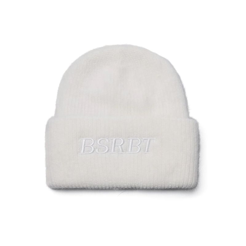 LOGO ANGORA BEANIE