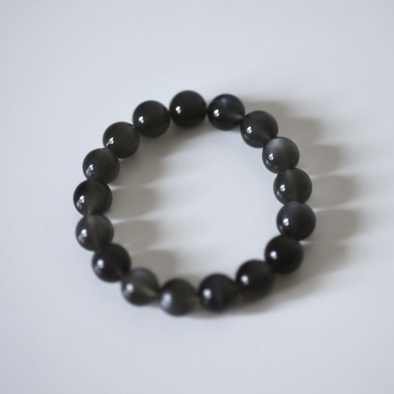 Yokan Grey Moonstone Bracelet handmade