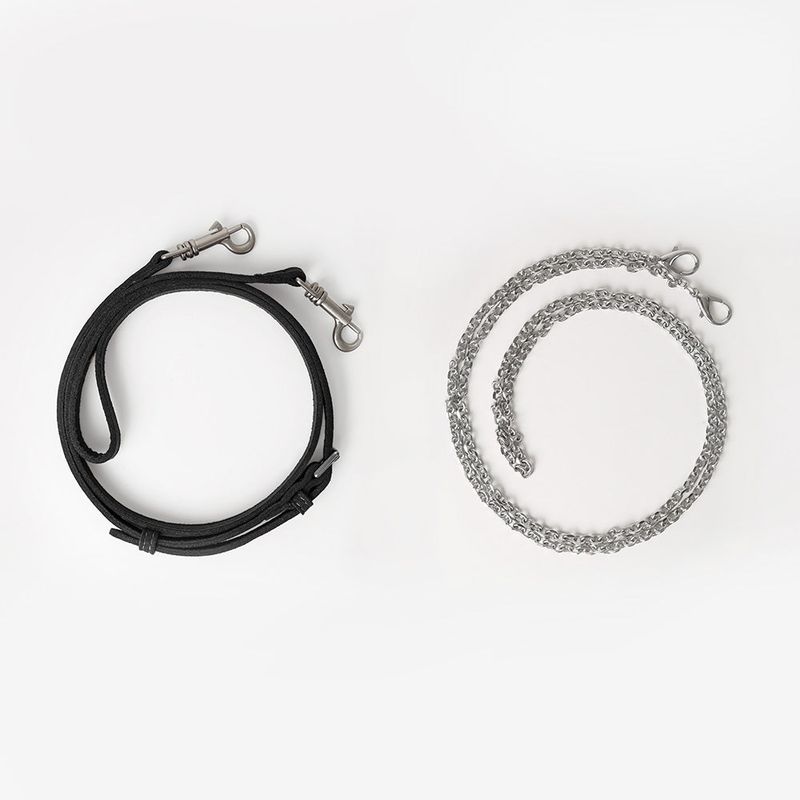 HEART SUEDE MINI BAG (BLACK)