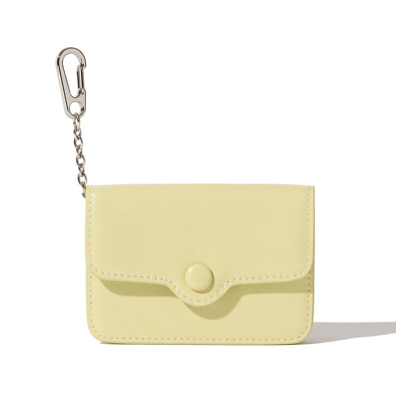 LE MASQUE(ルマスク)の「DOT Compact Keyring Card Wallets pale lemon(Smartphone Accessories)」