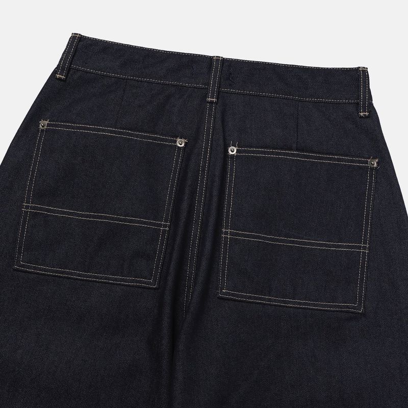 BASE BOUBLE KNEE NON-FADE DENIM