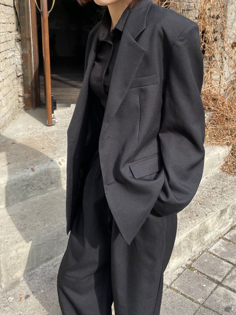 Umeda set up collar jacket