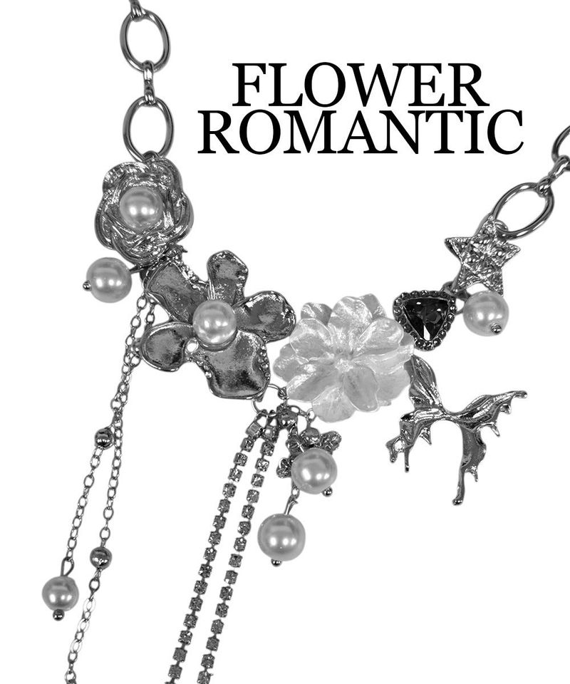 Romantic Flower Unique Choker Necklace