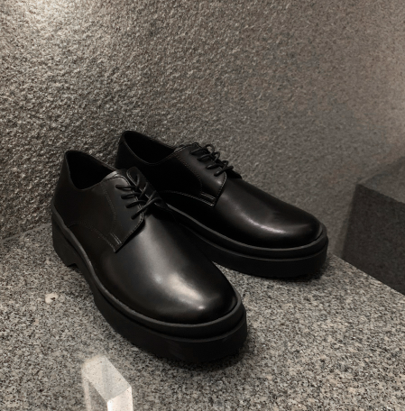4080 Double Sole Matte Derby Shoes
