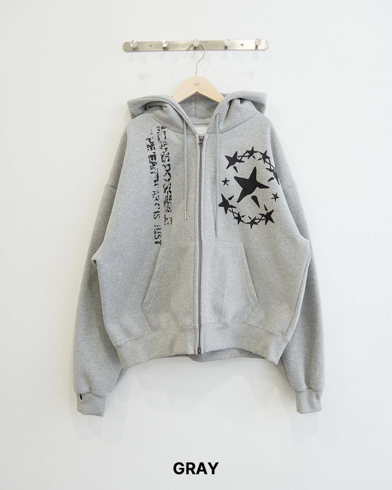 Scope Cropped Fleece Hoodie Zip-up