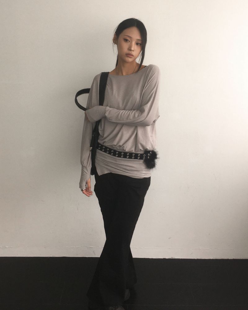 Cotton boots cut pants