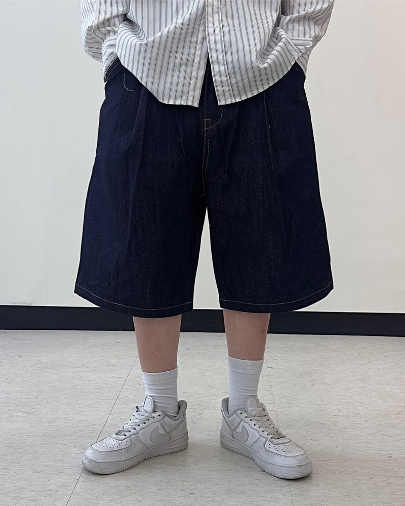 Rush Bermuda Raw Denim Pants