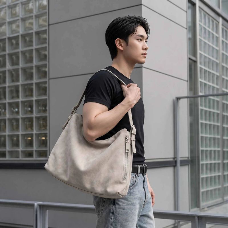 FADE MEET（フェードミート）の「ミスト スエード ショルダー バッグ（バッグ）」