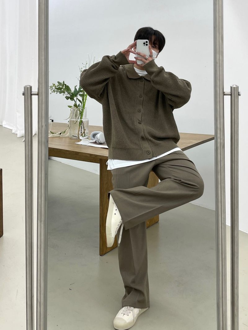 ABLE TWO TUCK WIDE SLACKS(5COLOR)