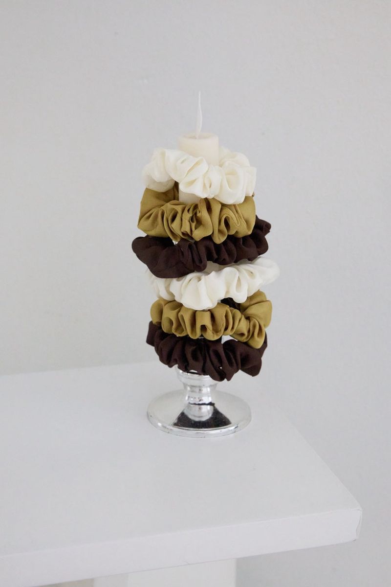 Orb(オーアルビー)の「Tiny olive sandwich scrunchie (3set)(Hair Accessories)」