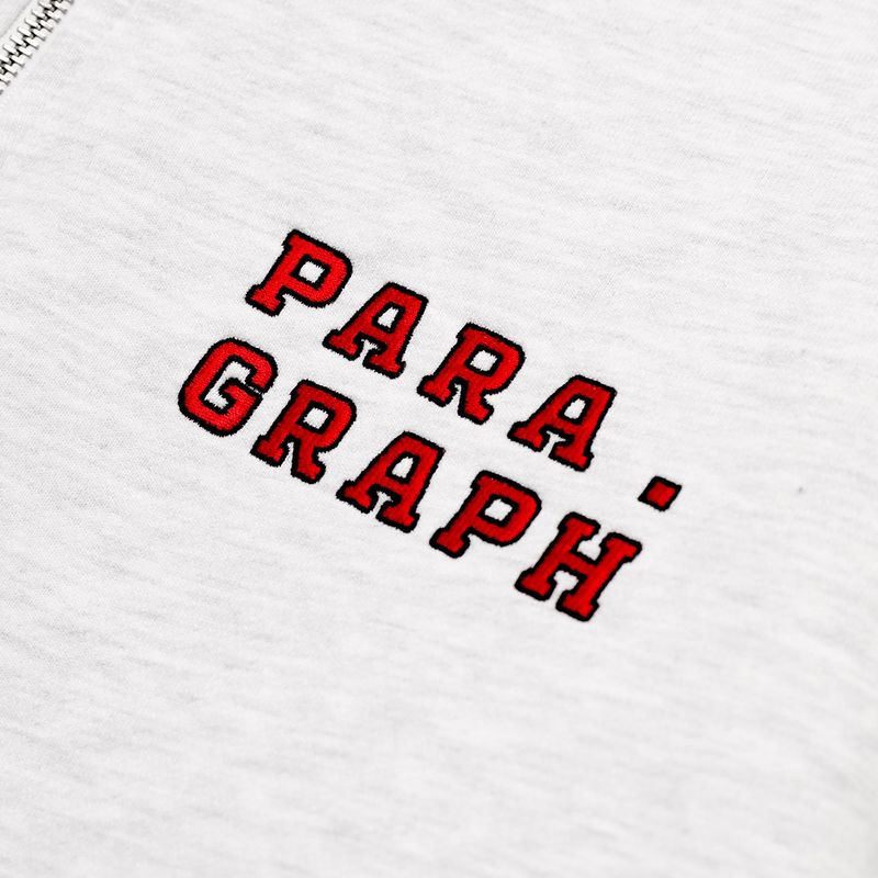 RED FONT QUARTER-ZIP SWEATSHIRT