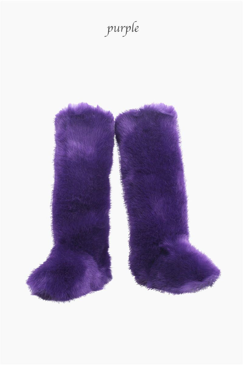 long fur boots (9 color)