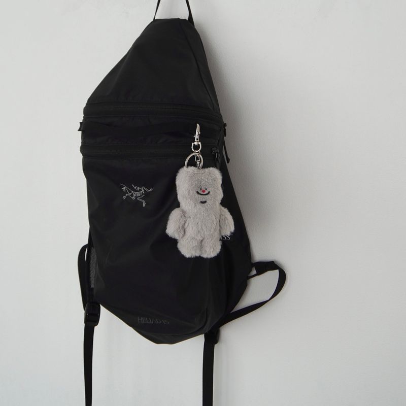 tuteogi gray doll keyring