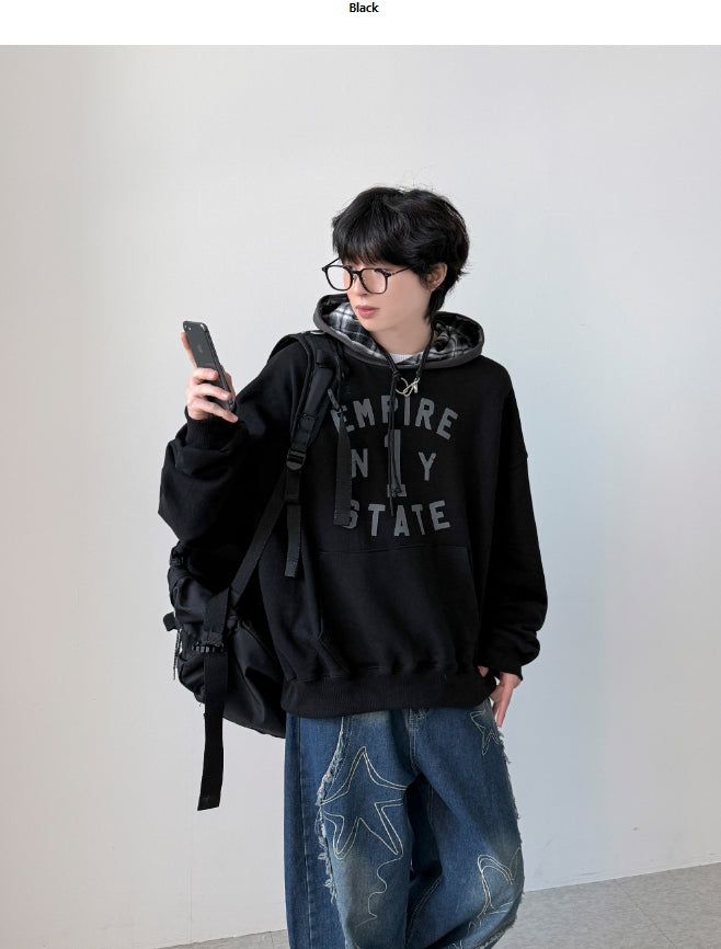 YOURNUS（ユアナス）の「ガーディアンチェックオーバーパーカー（トップス）」