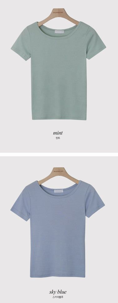 Simple & Basic Short Sleeve T-Shirt (9color)