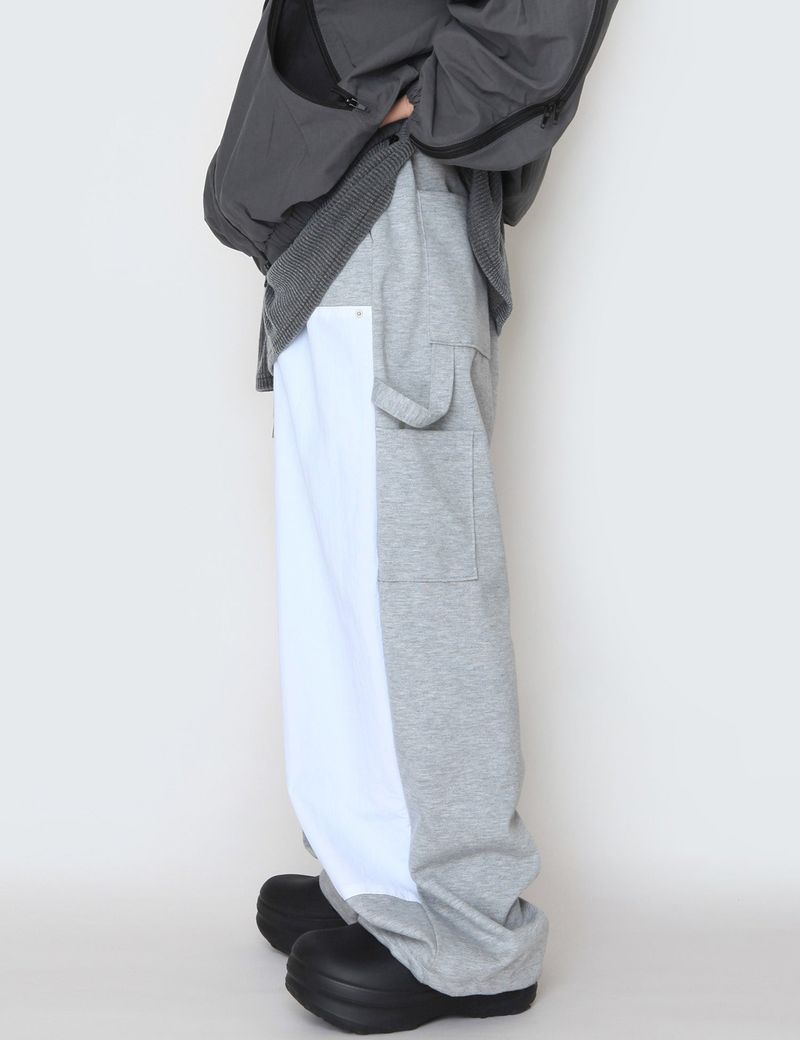 nutellike(ヌテールライク)の「Double Nee Mix Sweatpants(Pants)」