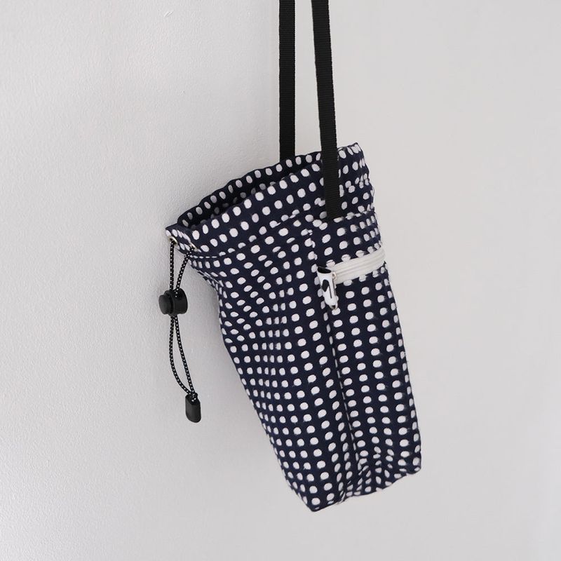 2Pockets Mini Bag Navy Dot