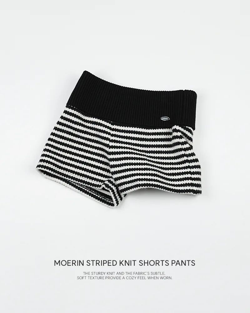 [ORIGINAL] Moerin Striped Knit Shorts Pants