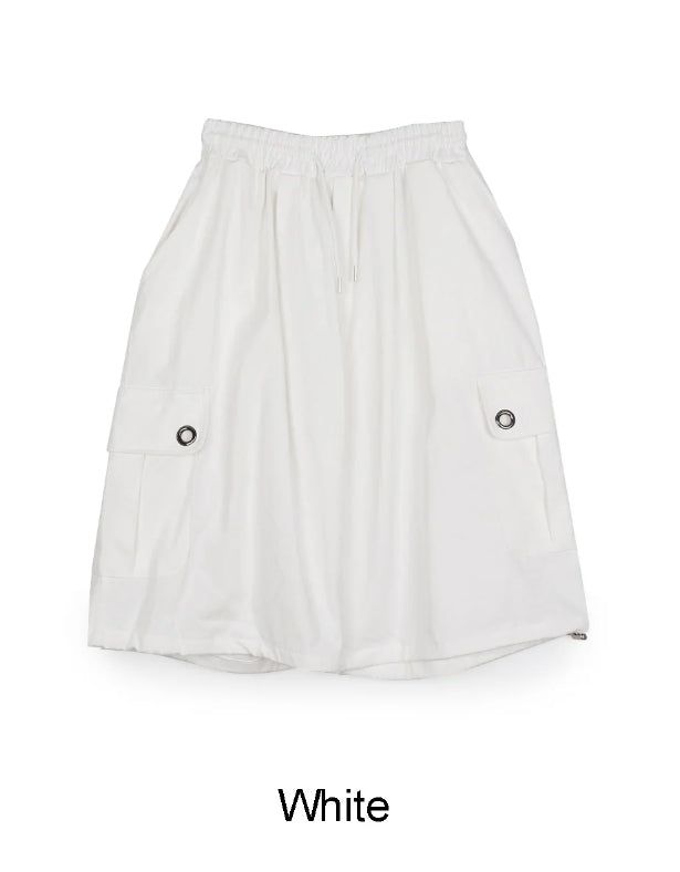 Ber Cross Eyelet Bermuda Pants