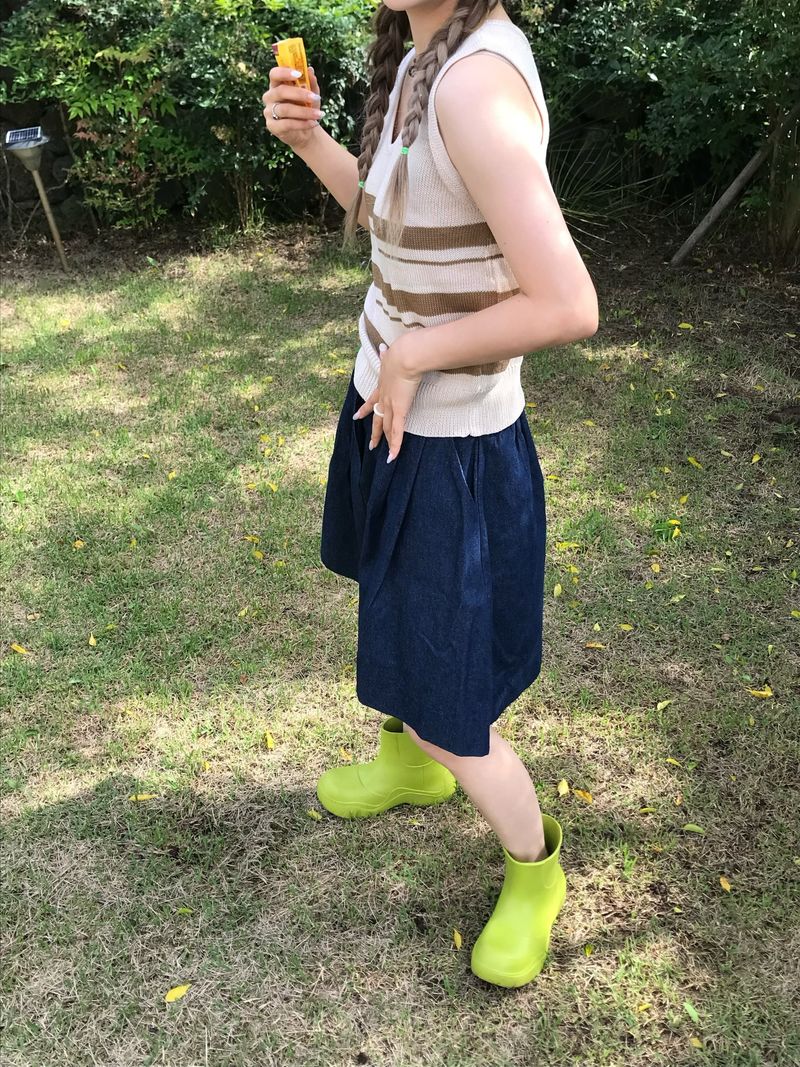 Arco iris(アルコイリス)の「Bruni back banding midiskirt(Skirts)」