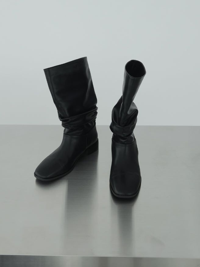 1213 Slouch Middle Boots (3cm)