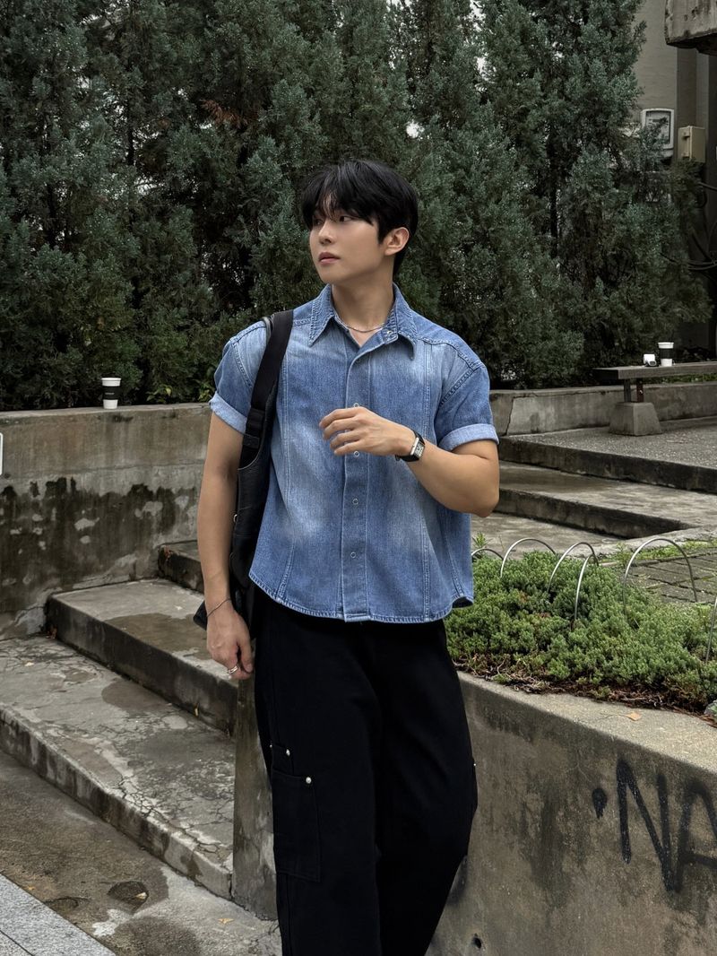 Annbe layered pocket pants