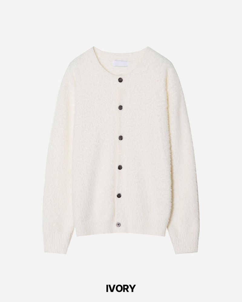 Pilling Angora Knit Cardigan