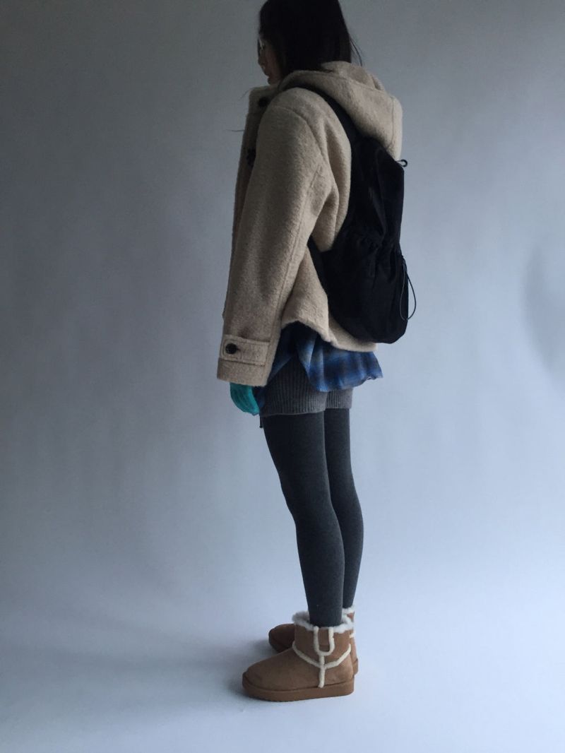 Short duffel coat