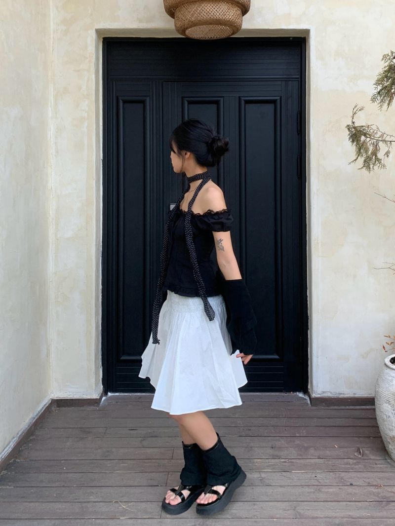 Candy Smoke Midi Skirt