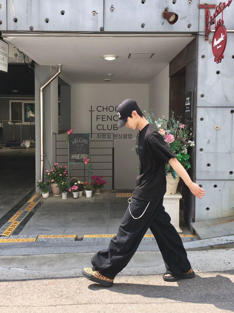 A-N Basic Wide Denim Pants 2C