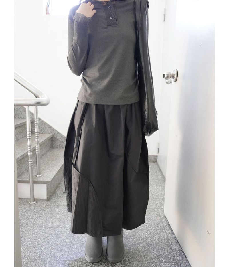 quilted point skirt
