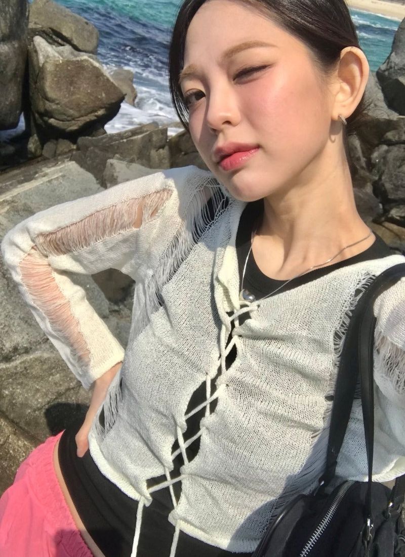 Arco iris（アルコイリス）の「Isis knit（Tops）」