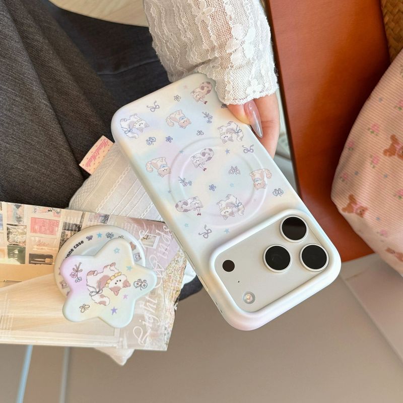 Flower Cat Magnetic iPhone Case