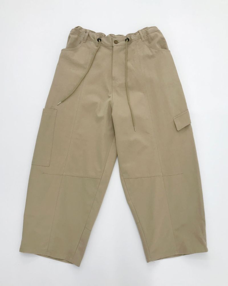 Mark Balloon Cotton Pants (2color)