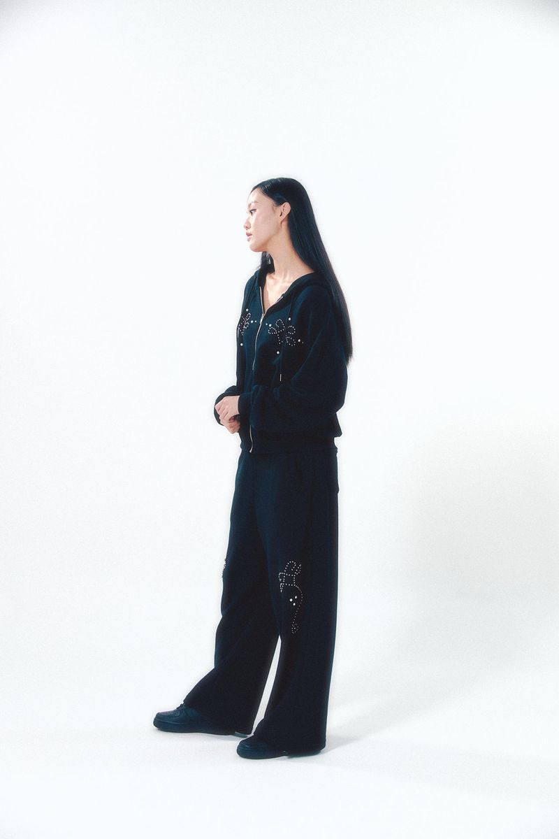 Pearl Track Pants Black