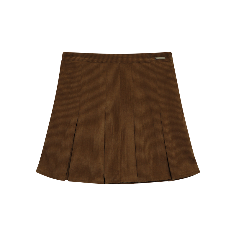 CUDDLE CORDUROY PLEATS SKIRT