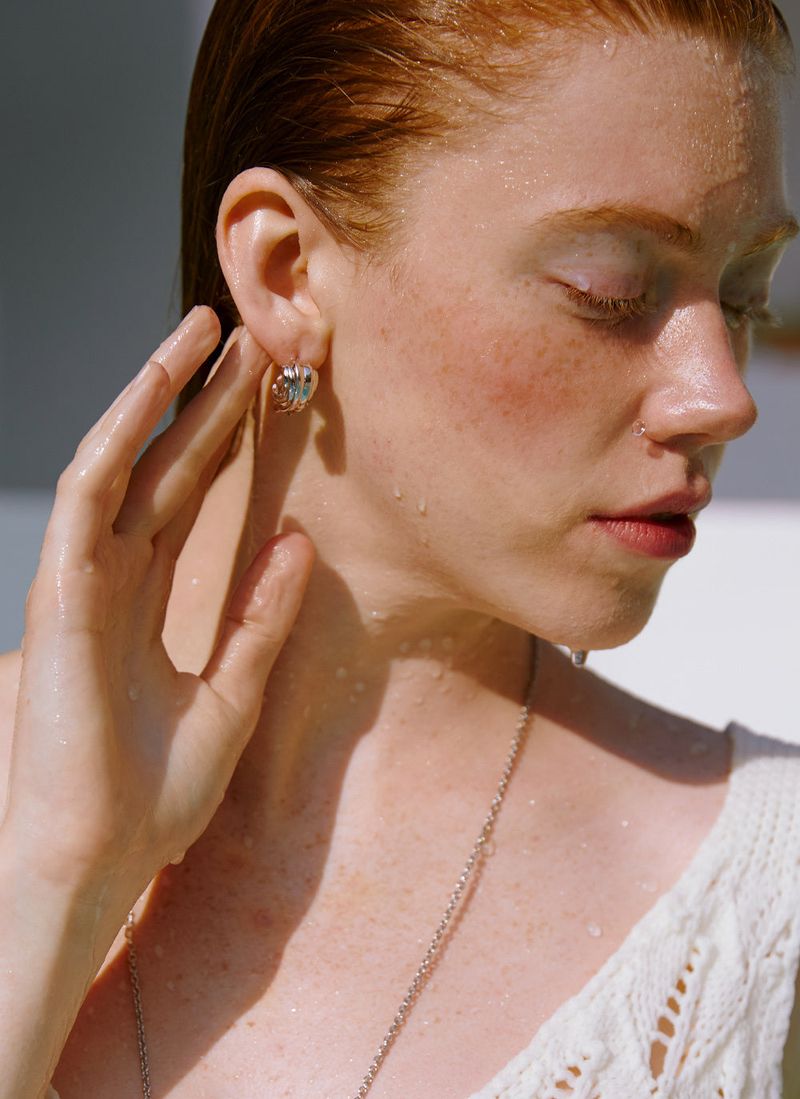 Shell Earring (Silver)