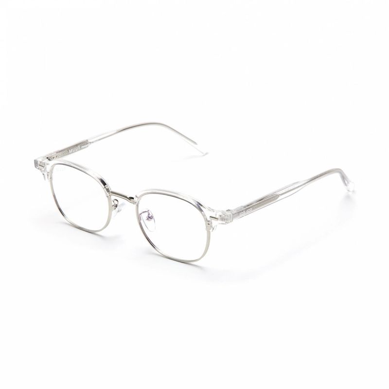 Transparent Browline Glasses Y.LAB 11 C18