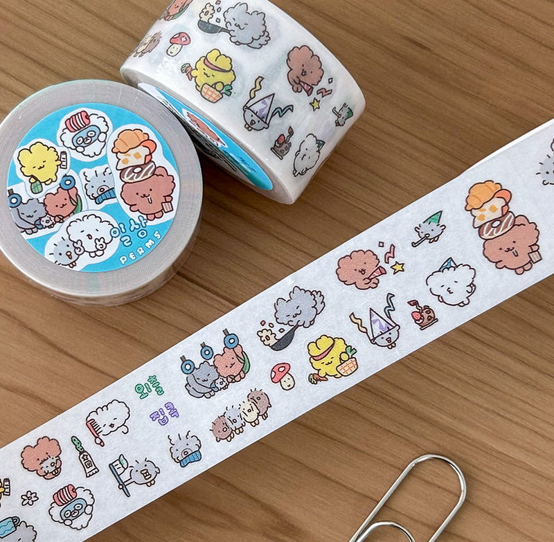 PERMS（パムズ）の「キスカットステッカーロールテープ - 日常（雑貨/ステーショナリー）」