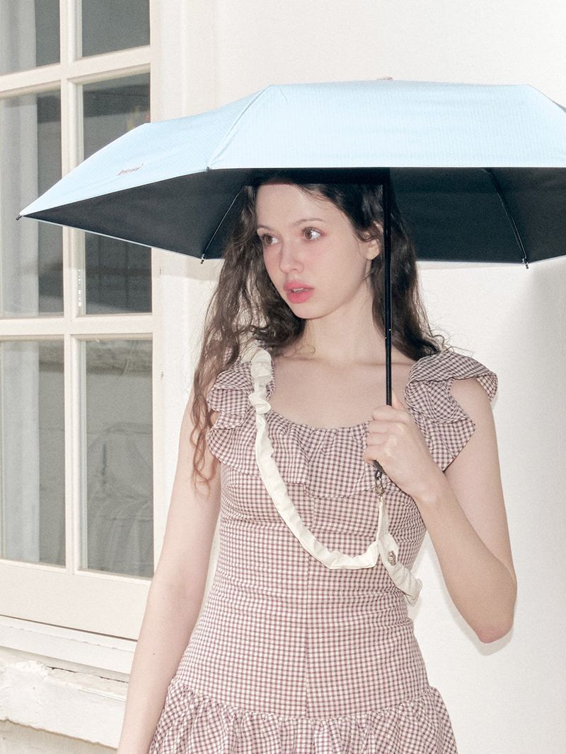 kenopi（ケノピ）の「[UV 99.% カット]kenopi Sunshine Farmhouse 3-Folding Parasol - Soda Pop Polka dot（Fashion Accessories）」