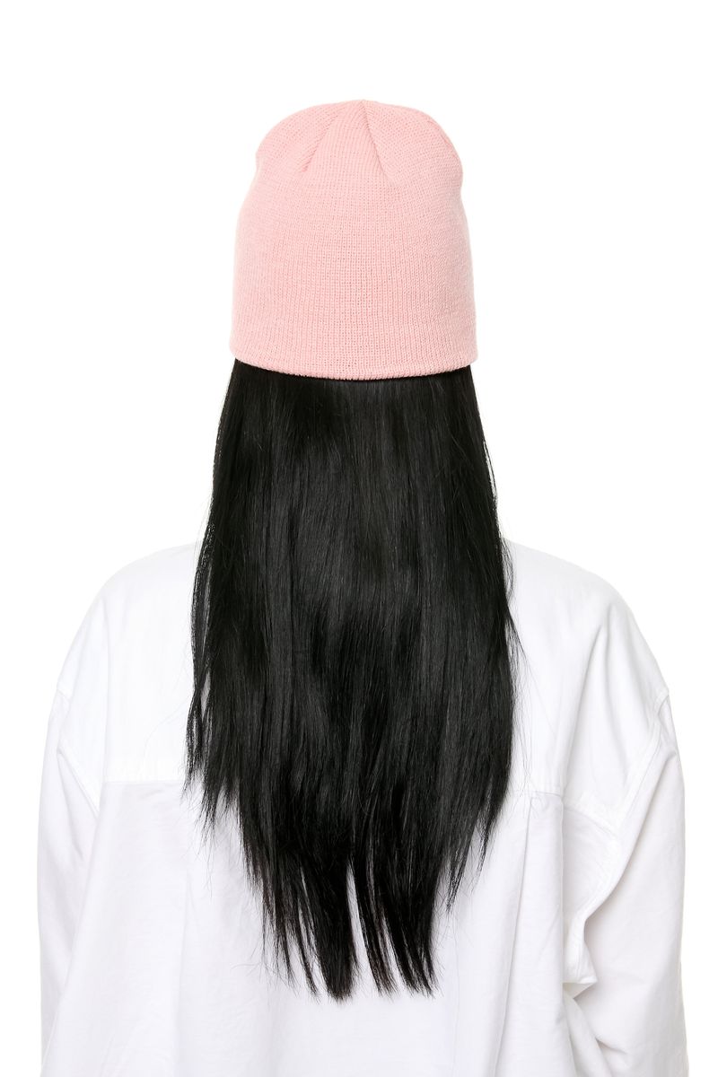 MINI RIBBON BEANIE / PINK