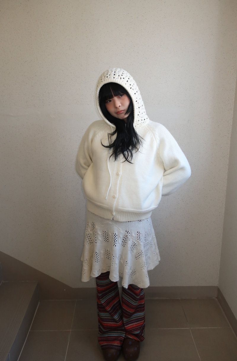 ニットレイヤースカート