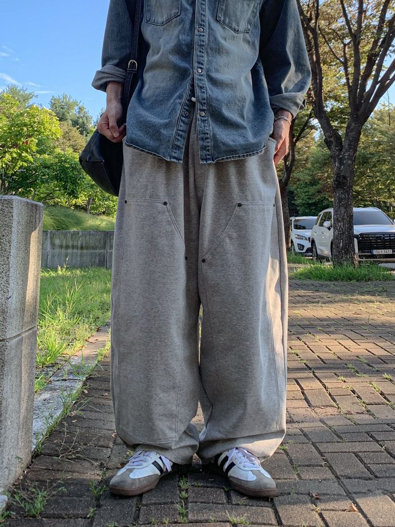 St Tamy Double knee Sweat pants