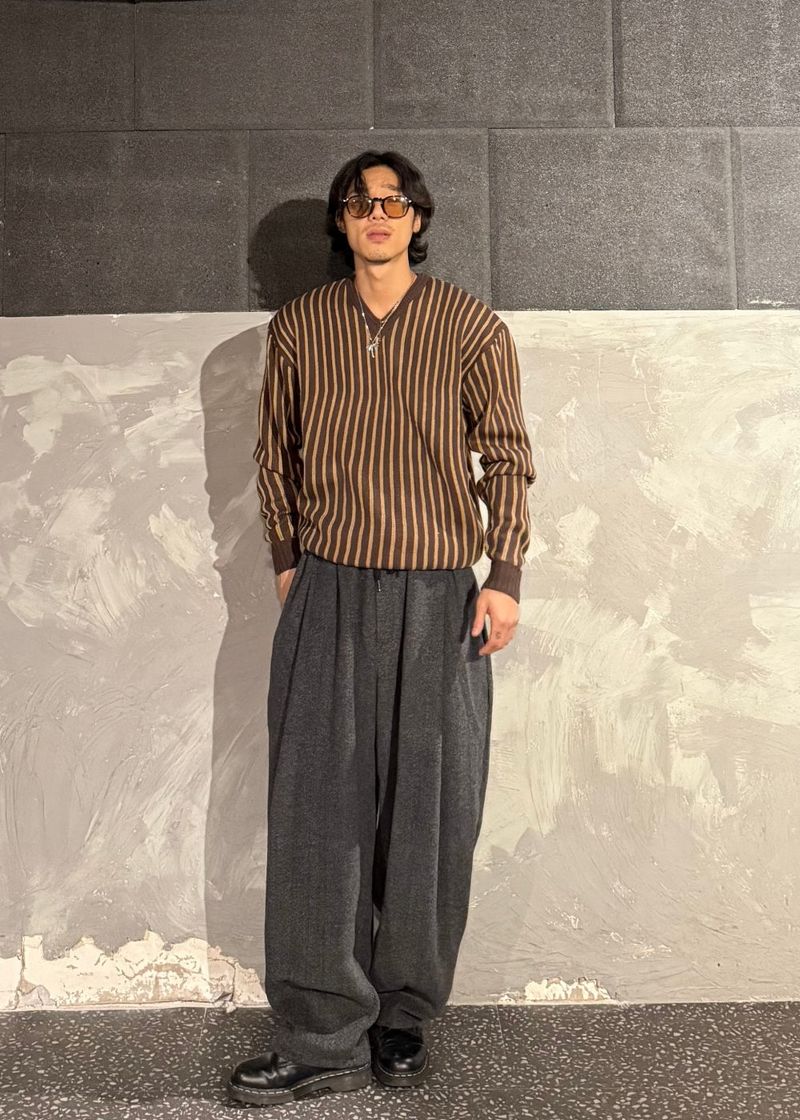 Balloon Fit Banded Slacks 2COLOR