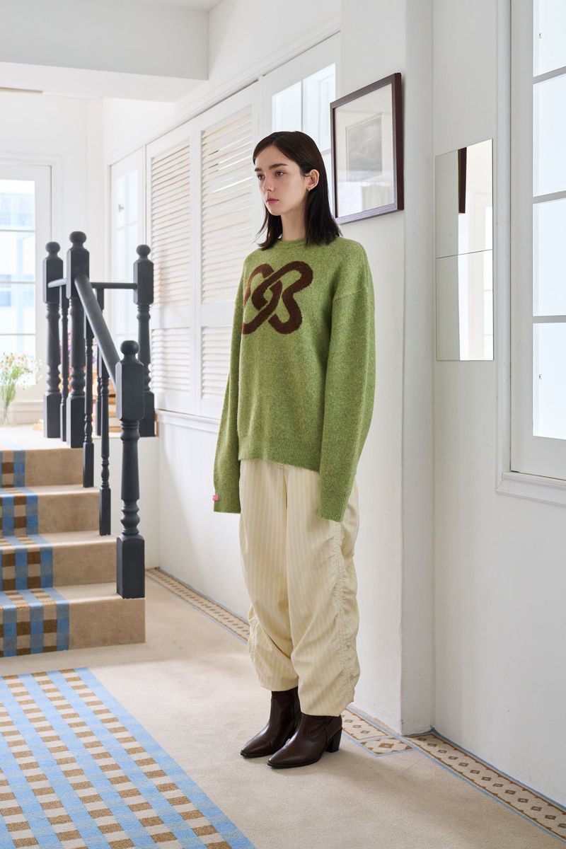 MP SYMBOL KNIT GREEN