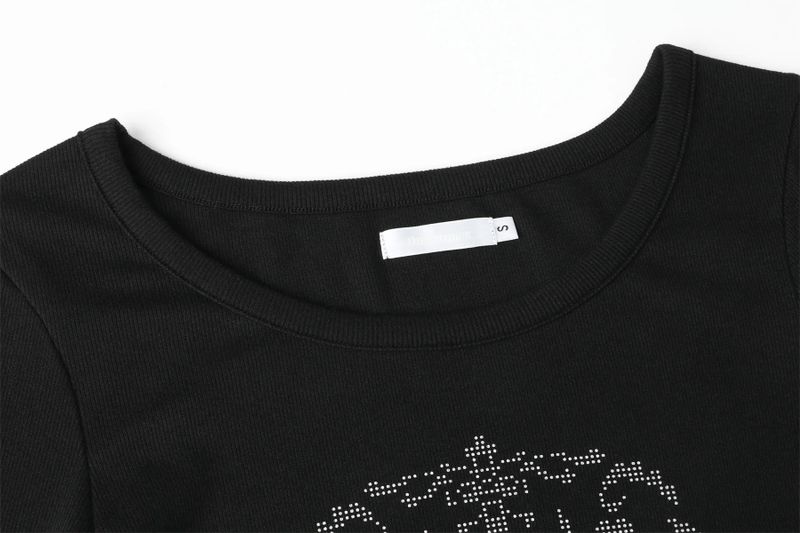 Dotty tee - black