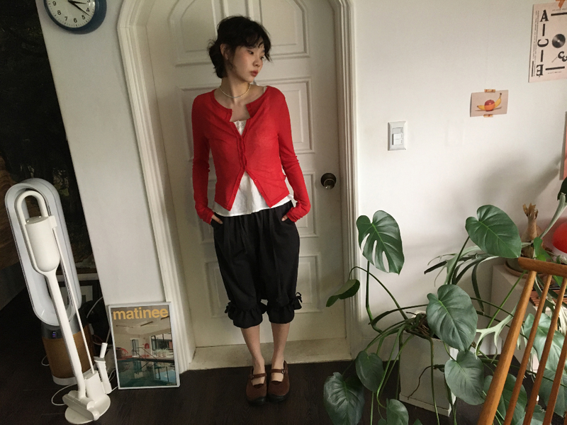 Neige frill harem pants (2color)