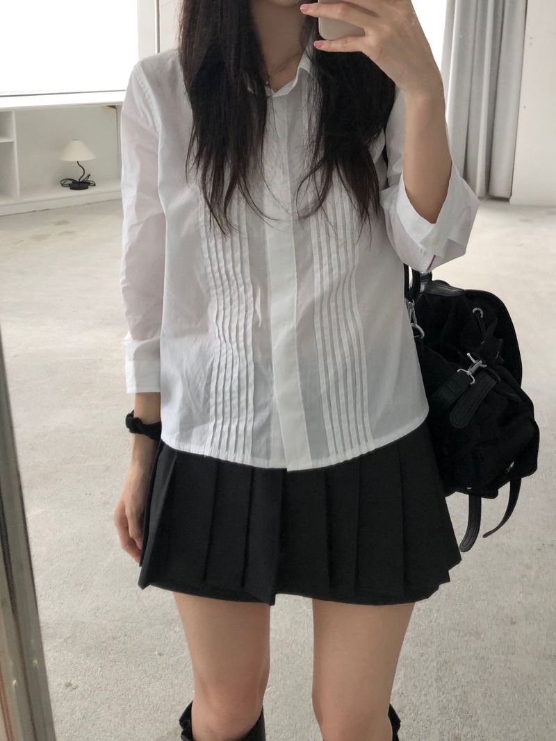 Ray Pintuck Shirt (one color)