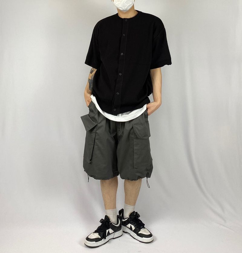 Cargo string bermuda half pants 2C