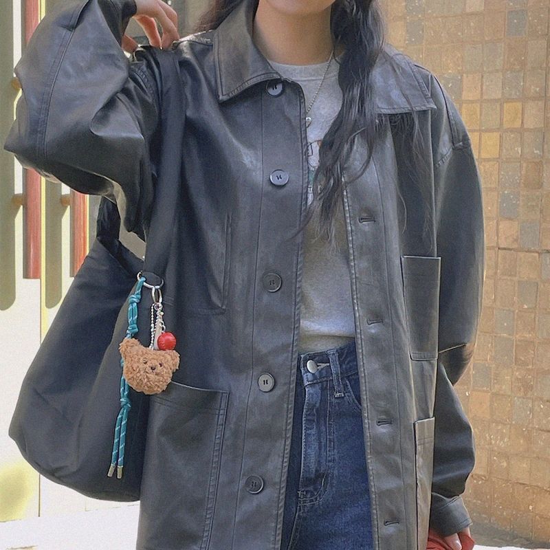 natural mind（ナチュラル マインド）の「Like Brush Leather Jacket（Jackets/Outerwear）」